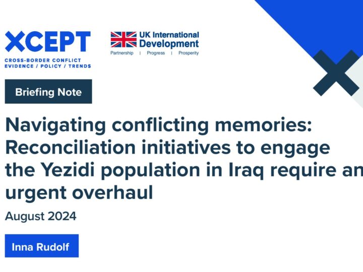 Navigating Conflicting Memories: Reconciliation Initiatives to Engage the Yezidi Population in Iraq Require an Urgent Overhaul
