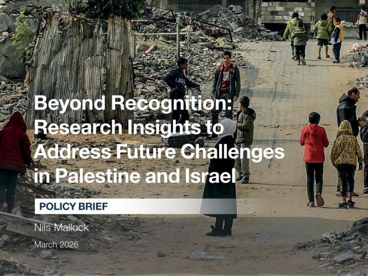 Beyond Recognition: Research Insights to Address Future Challenges in Palestine and Israel